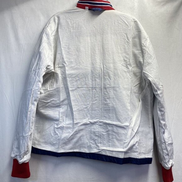 Wave One Windbreaker Rain Jacket Full Front Zipper Men Medium Blue Zip Pockets - Picture 5 of 16